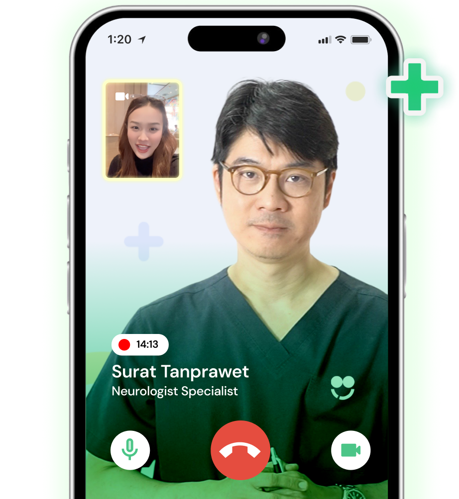 Telemedicine รักษาไมเกรน พบหมอออนไลน์ผ่าน VDO Call ส่งยาไมเกรนถึงบ้าน